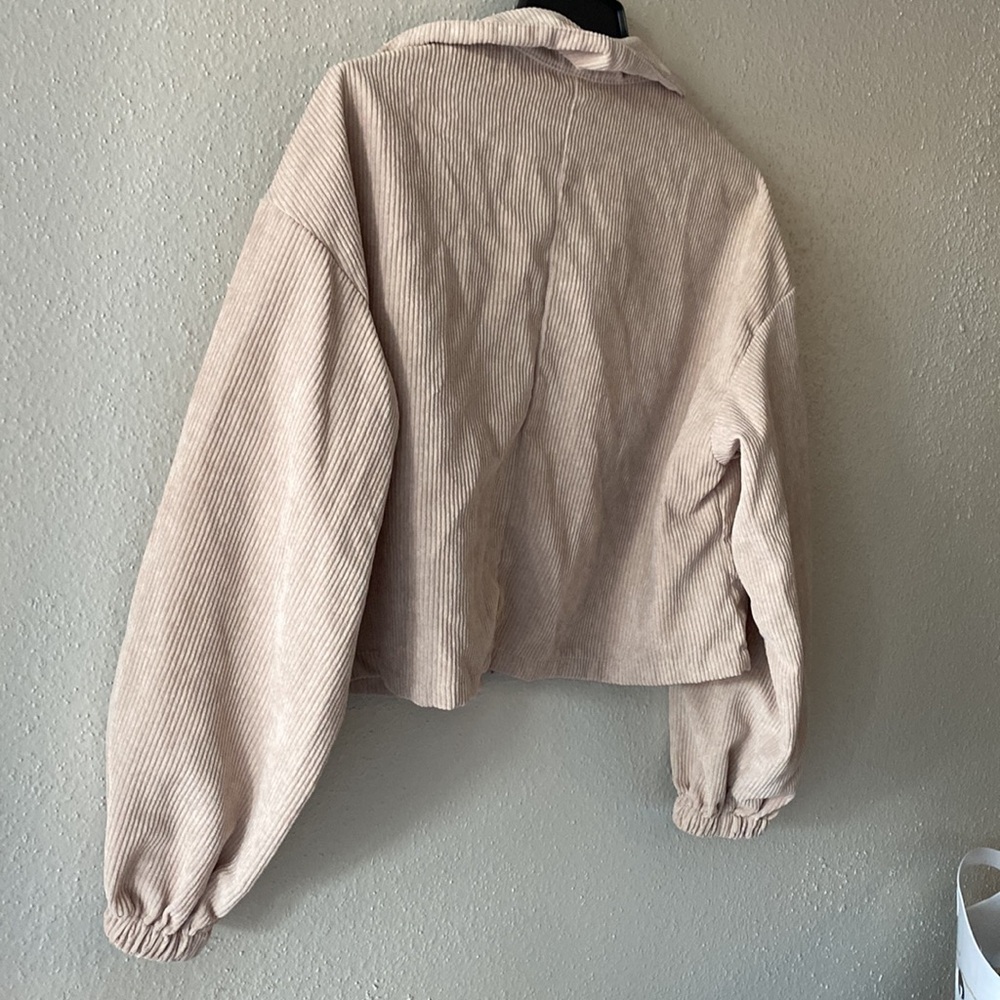 Cropped Ribbed Jacket - Picture 6 of 7